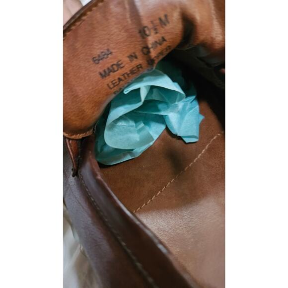 Regency Collection Angelo Rossi Brown Leather Tassel Kiltie Loafers Men’s 10.5 M